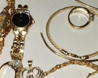 14k and diamonds