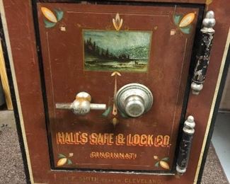 Hall’s Safe & Lock Co. antique with combination