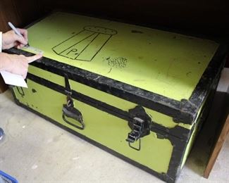 decor metal locker trunk