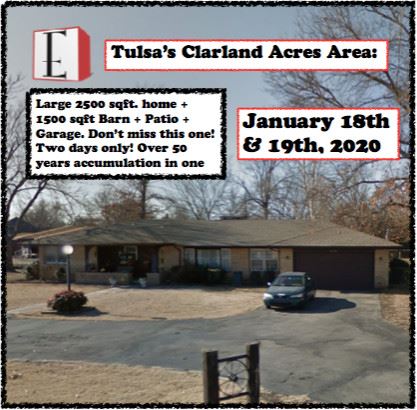 Elliott S Estate Sale In Tulsa S Clarland Starts On 1 18 2020