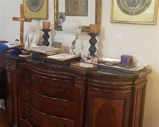 Marble top Large Buffet