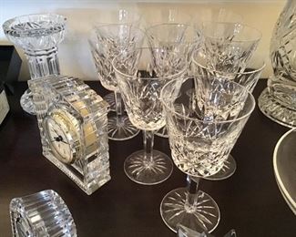 9 Waterford Claret Wine Glasses