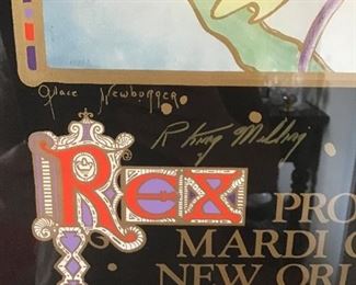 1993 Rex Proclaims Mardi Gras Poster