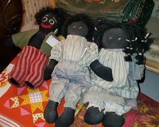 Black Cloth Dolls