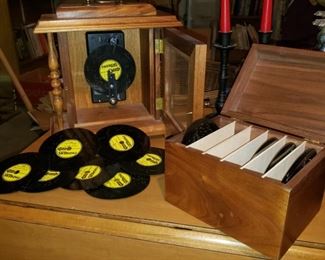Thorens Metal Disc Music Player with over 12 discs 
