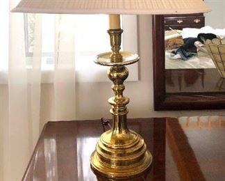 Nice brass lamp.