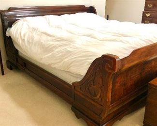 Stickley Furniture king sized sleigh bed