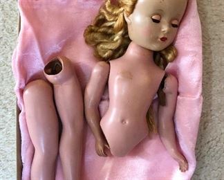 Vintage doll, some assembly required
