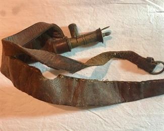 Early and unusual shot pouch