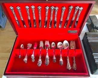Gorham Chantilly in sterling silver, 105 pcs total