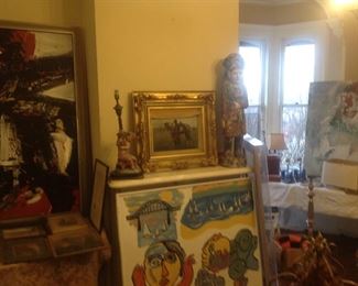 Antique oil painting