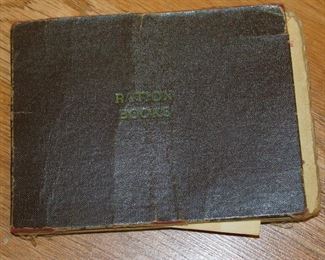 Ration Book with Ration Stamps