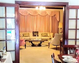 Entry from Formal Dining Room to Formal Living.