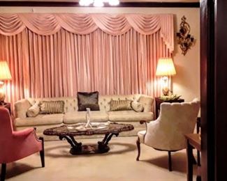 Lovely Panoramic View of Formal Living Room