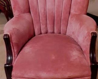 Close-up of "Hot-Pink" 50's Chair.