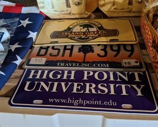 High Point University Plate