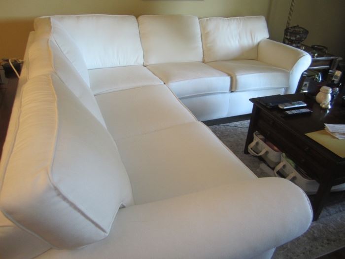 WHITE SECTIONAL