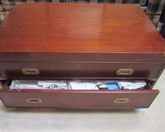 STORAGE FOR THE TABLE