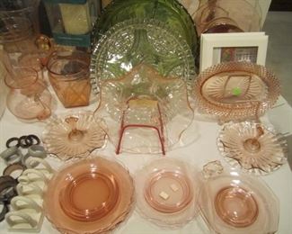 PINK DEPRESSION GLASS