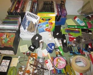 DVD'S CD'S AND OFFICE SUPPLY