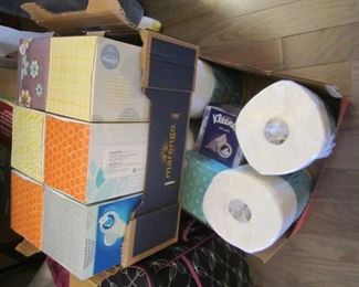 KLEENEX AND PAPER TOWELS