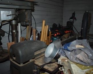 The Basement is Full of Everything you can imagine from  antique and vintage Glassware, Silver, Pottery, Primitives Tools, Records, Silverware, Pie Safe, Antique Tool Chests and Wooden Trunks, Primitive Tools, Antique Looms and So Much, Much More!