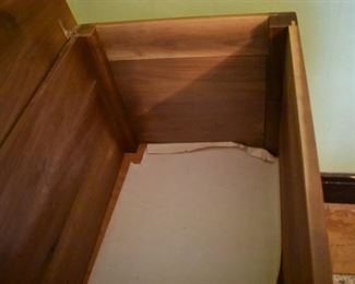 Gorgeous Antique Cherrywood Sugar Chest in Beautiful Condition with Double Drawers with Turned Legs a True Find for the Discriminating Buyer of Fine Antiques!