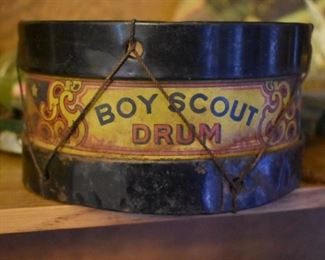 Very rare 1908 Boy Scout Drum