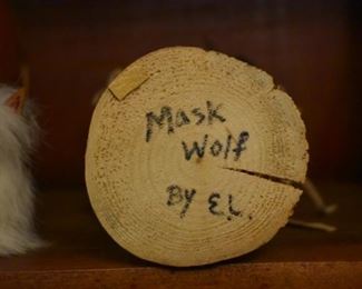 Kachina Doll, Mask Wolf by E. L. 