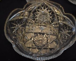 Rare and Gorgeous American Brilliant Cut Glass Bowl