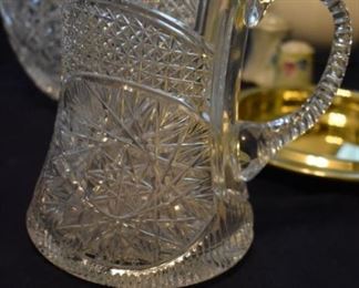 Rare and Gorgeous American Brilliant Cut Glass Pitcher