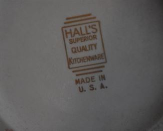 Vintage Halls Kitchenware Pitcher