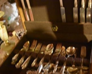 The Basement is Full of Everything you can imagine from antique and vintage Glassware, Silver, Pottery, Primitives Tools, Records, Silverware, Pie Safe, Antique Tool Chests and Wooden Trunks, Primitive Tools, Antique Looms and So Much, Much More!