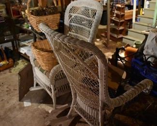 The Basement is Full of Everything you can imagine from antique and vintage Glassware, Silver, Pottery, Primitives Tools, Records, Silverware, Pie Safe, Antique Tool Chests and Wooden Trunks, Primitive Tools, Antique Looms and So Much, Much More!