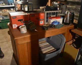 Tubs and Boxes of Collectible Vintage Vinyl Albums. The Basement is Full of Everything you can imagine from antique and vintage Glassware, Silver, Pottery, Primitives Tools, Records, Silverware, Pie Safe, Antique Tool Chests and Wooden Trunks, Primitive Tools, Antique Looms and So Much, Much More!