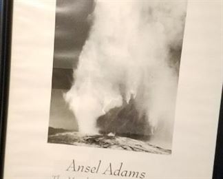 Ansel Adams The Mural Project 1941-1942  "Old Faithful Geyser"