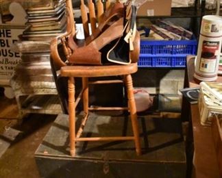 The Basement is Full of Everything you can imagine from antique and vintage Glassware, Silver, Pottery, Primitives Tools, Records, Silverware, Pie Safe, Antique Tool Chests and Wooden Trunks, Primitive Tools, Antique Looms and So Much, Much More!
