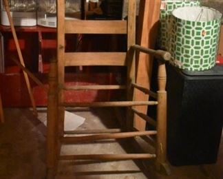 The Basement is Full of Everything you can imagine from antique and vintage Glassware, Silver, Pottery, Primitives Tools, Records, Silverware, Pie Safe, Antique Tool Chests and Wooden Trunks, Primitive Tools, Antique Looms and So Much, Much More!