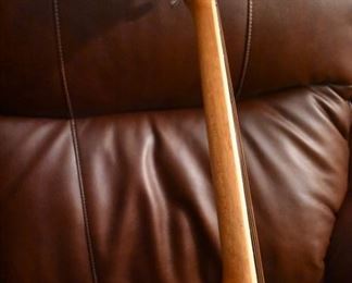 Vintage Fame Acoustic-Electric Guitar 747 Chet Atkins MIJ Japan 1970's w/Hard Shell Dean Case!
designed by Chet Atkins for the program, Famous American Musicians & Educators, as a 747 model made in Japan in the 1970s.  "Natural finish, rosewood back & sides, spruce top, bound mahogany neck with rosewood fingerboard & pearl dot inlays, individual chrome tuners, adjustable rosewood bridge, black pickguard, factory soundhole pickup with Volume & Tone controls." This Guitar is like "Show Room New!"