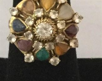 14k Assorted Gemstone Ring. https://ctbids.com/#!/description/share/308607
