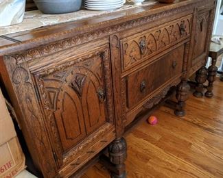 Jacobean Oak Sideboard