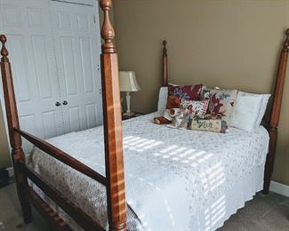 Antique Walnut Poster Bed