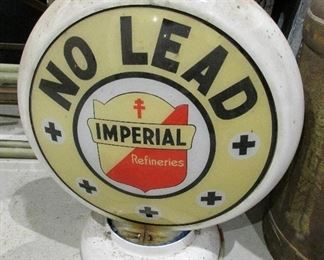 Vintage Imperial Service Station Gas Pump Light