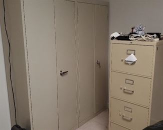 Storage cabinets, filing cabinet