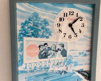 57 Chevy Coke clock 