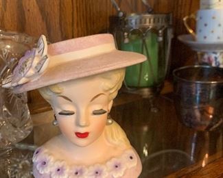 Vintage lady head