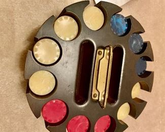 Bake light poker chips 