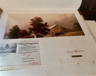 Windberg limited edition prints (signed)