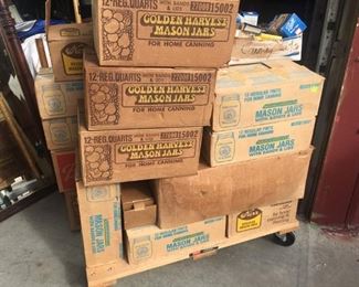 Vintage unused canning jars