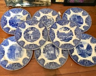 Salem Academy & College Wedgewood dinner plates